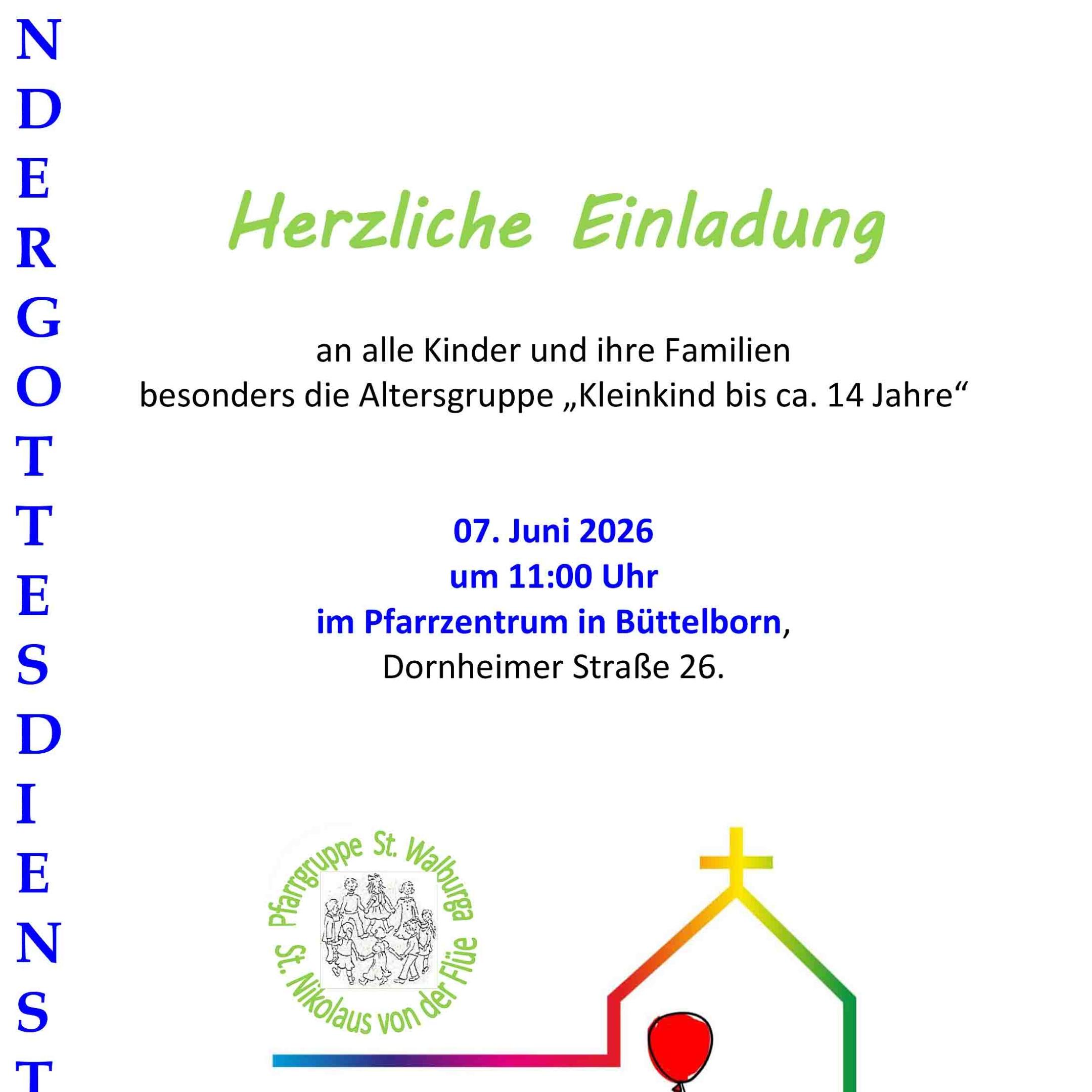 Kindergottesdienst 2026-06