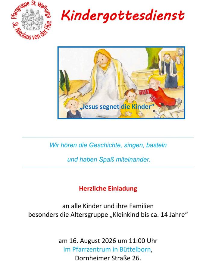 Kindergottesdienst 2026 - 08