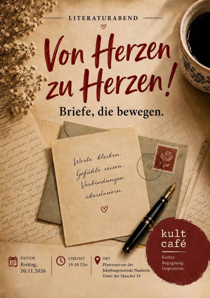 Kultcafe Literaturabend 2026
