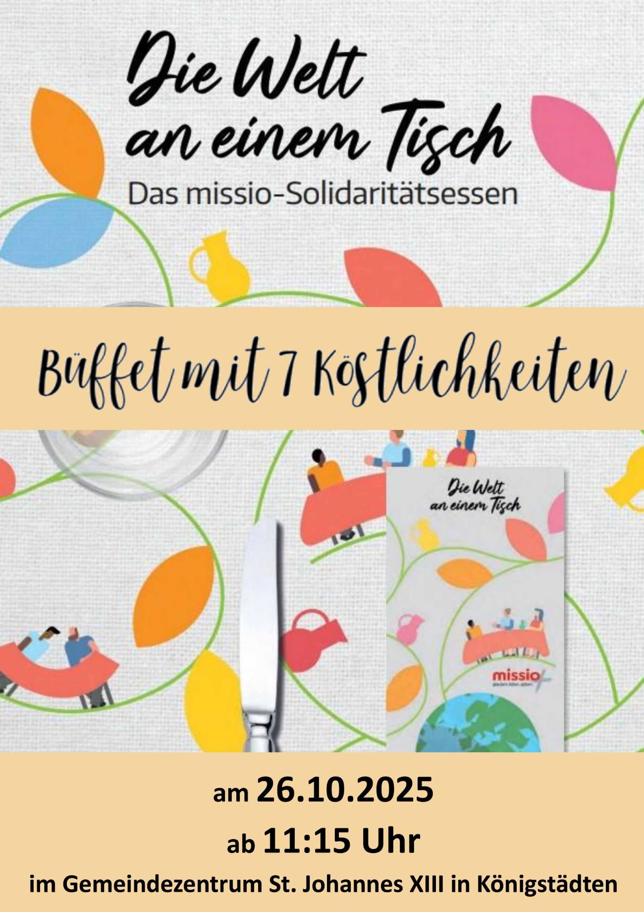 Missio Plakat_2025 (c) Pfarrei Johannes XXIII. Königstädten Missio Plakat_2025