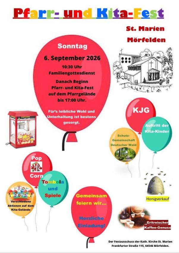 Pfarrfest 2026 Mörfelden