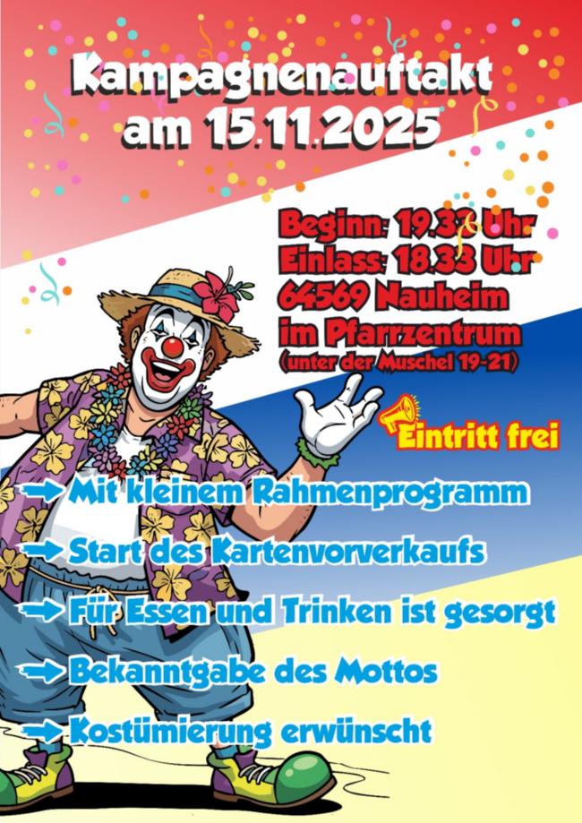 Plakat KFK Kampangneauftakt 2025 (c) Pfarrei St. Jakobus der Ältere Nauheim Plakat KFK Kampangneauftakt 2025