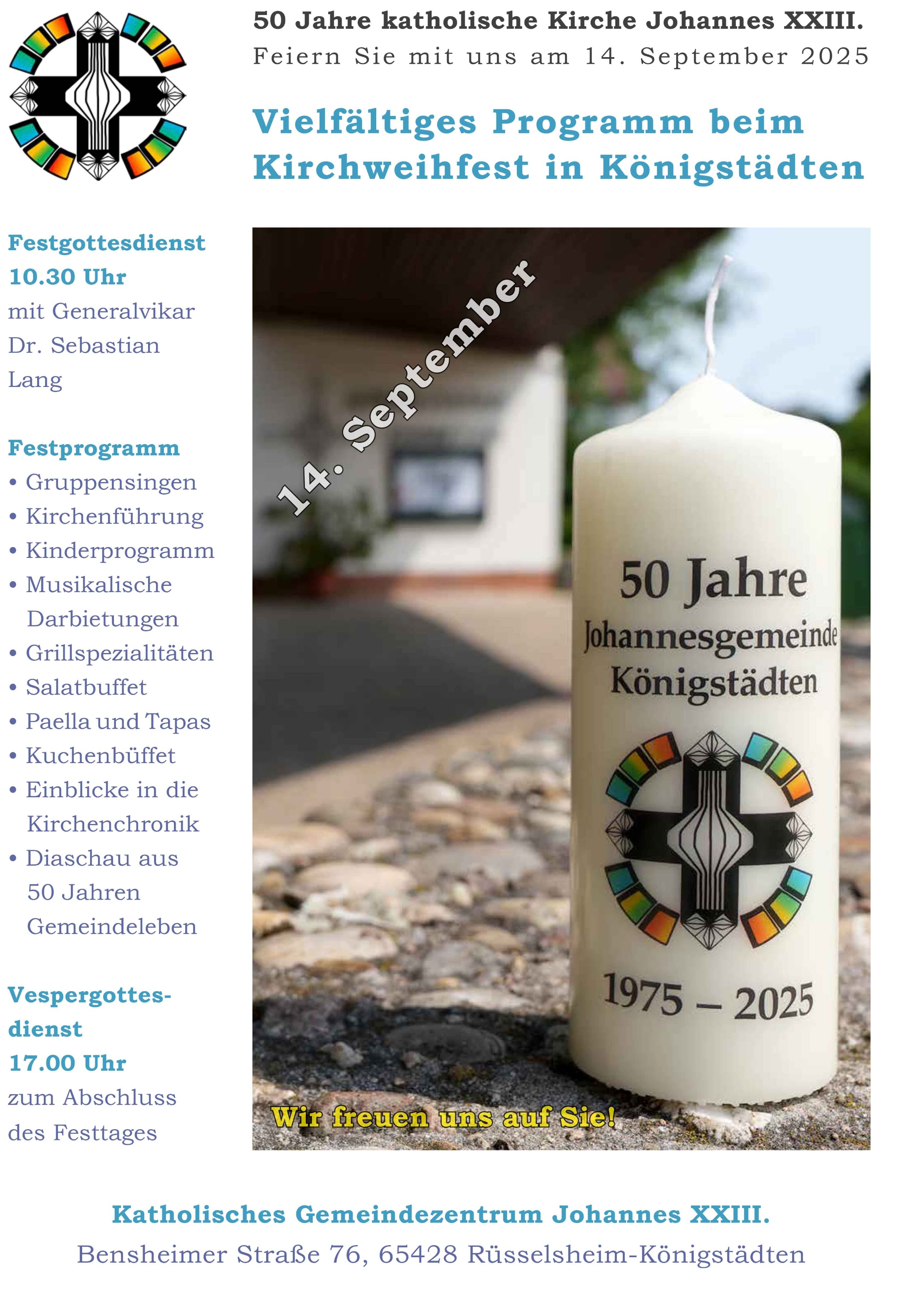 Plakat-Kirchweihfest - Königstädten