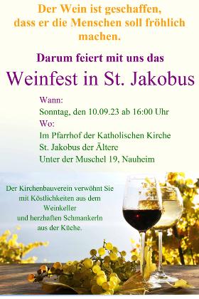 Plakat Weinfest 2023_