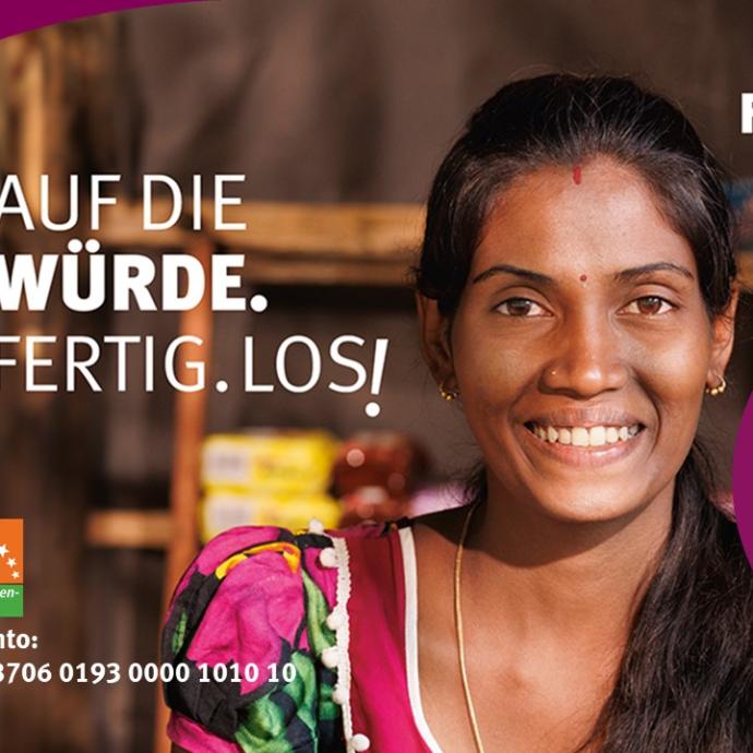 MISEREOR Spendenplakat