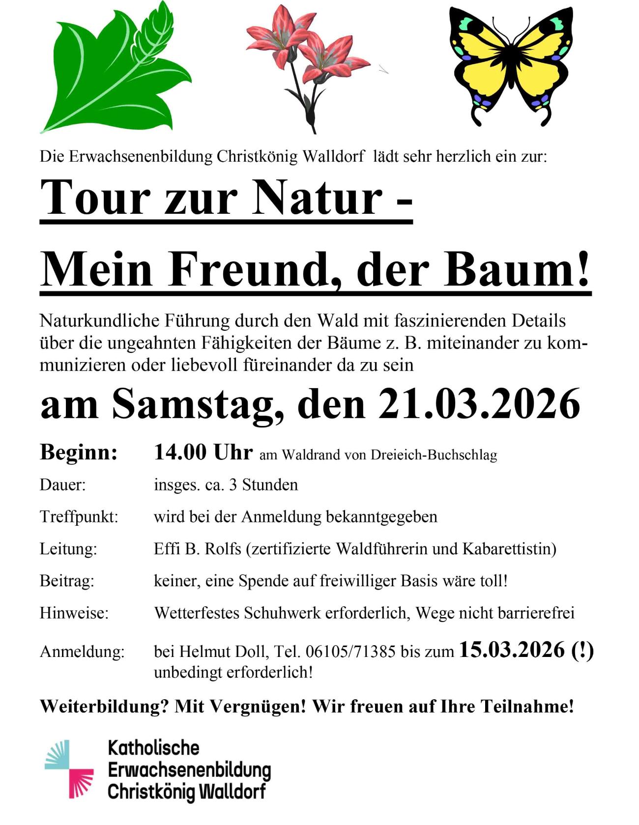 Tour zur Natur -_Mein Freund der Baum_