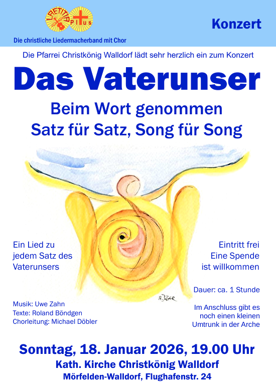Konzert Vaterunser (c) Pfarrei Christkönig Walldorf Konzert Vaterunser