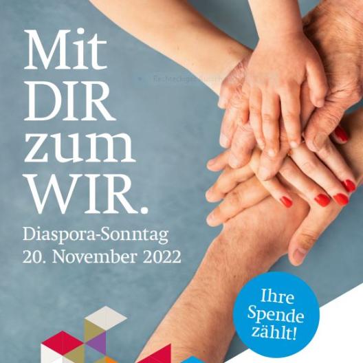 Aktionsplakat Diasporasonntag 2022