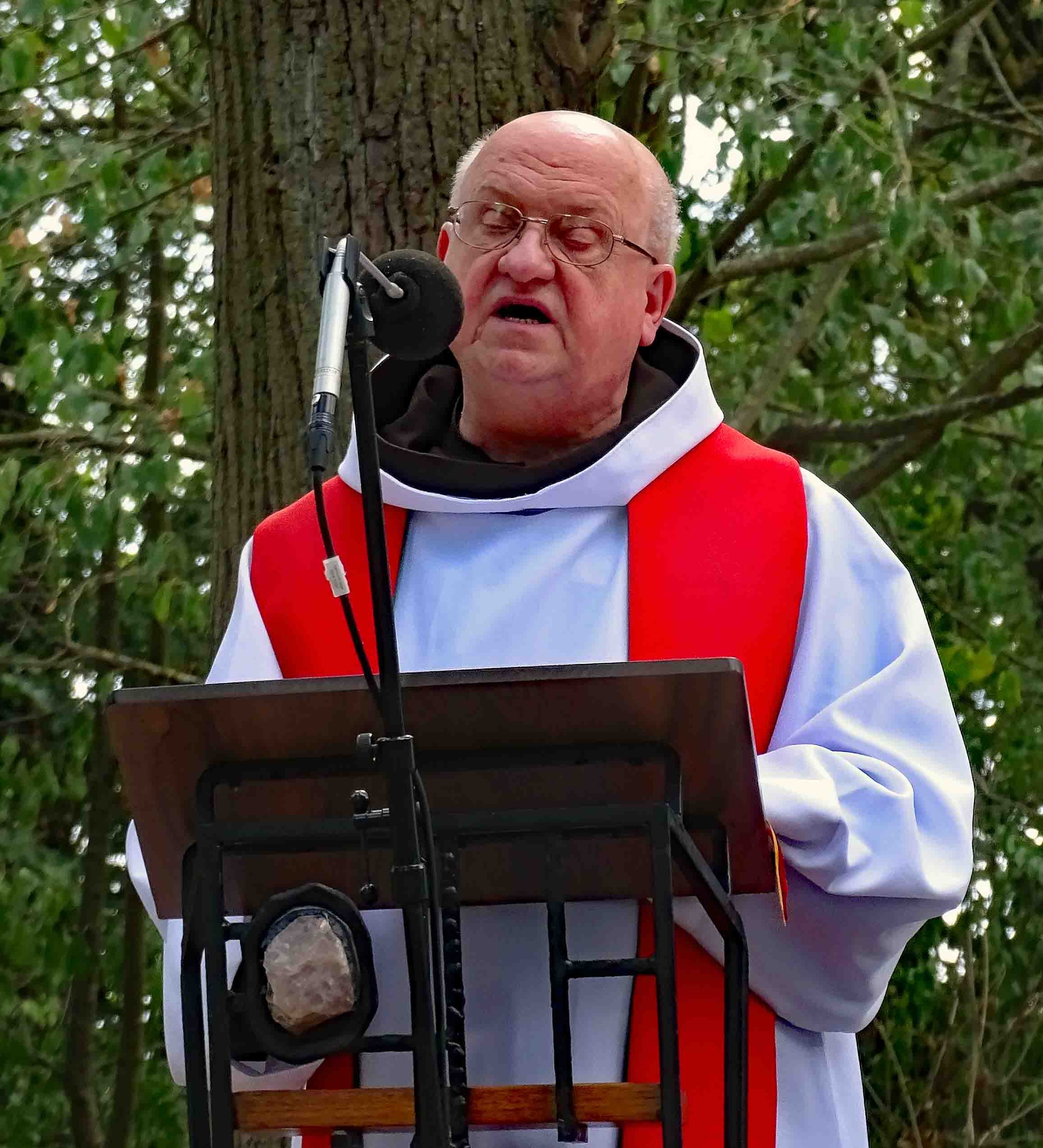 Maria Einsiedel, 12. September 2026: Pater Josef Czura OFM, der Guardian des Franziskanerklosters in Bensheim, predigte