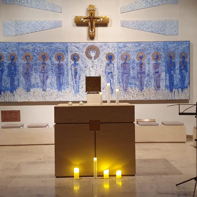 Innenansicht St. Alban Trebur