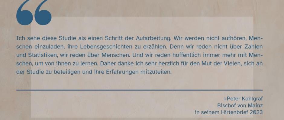 Hirtenwort 2023 von Bischof Peter Kohlgraf