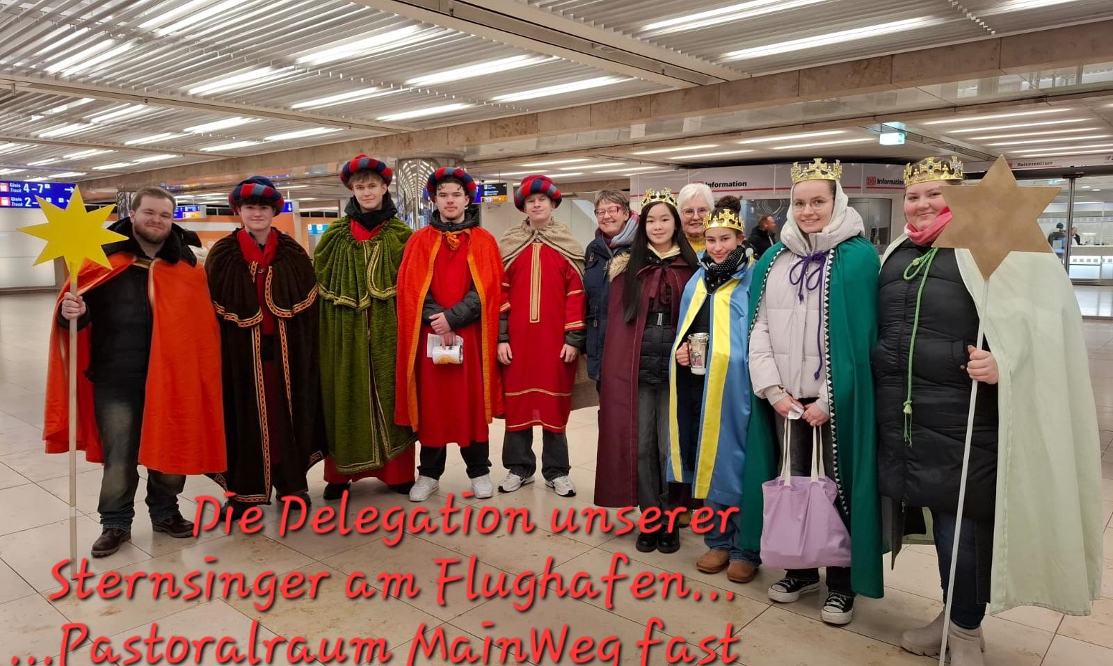 Sternsinger 2026 am Flughafen