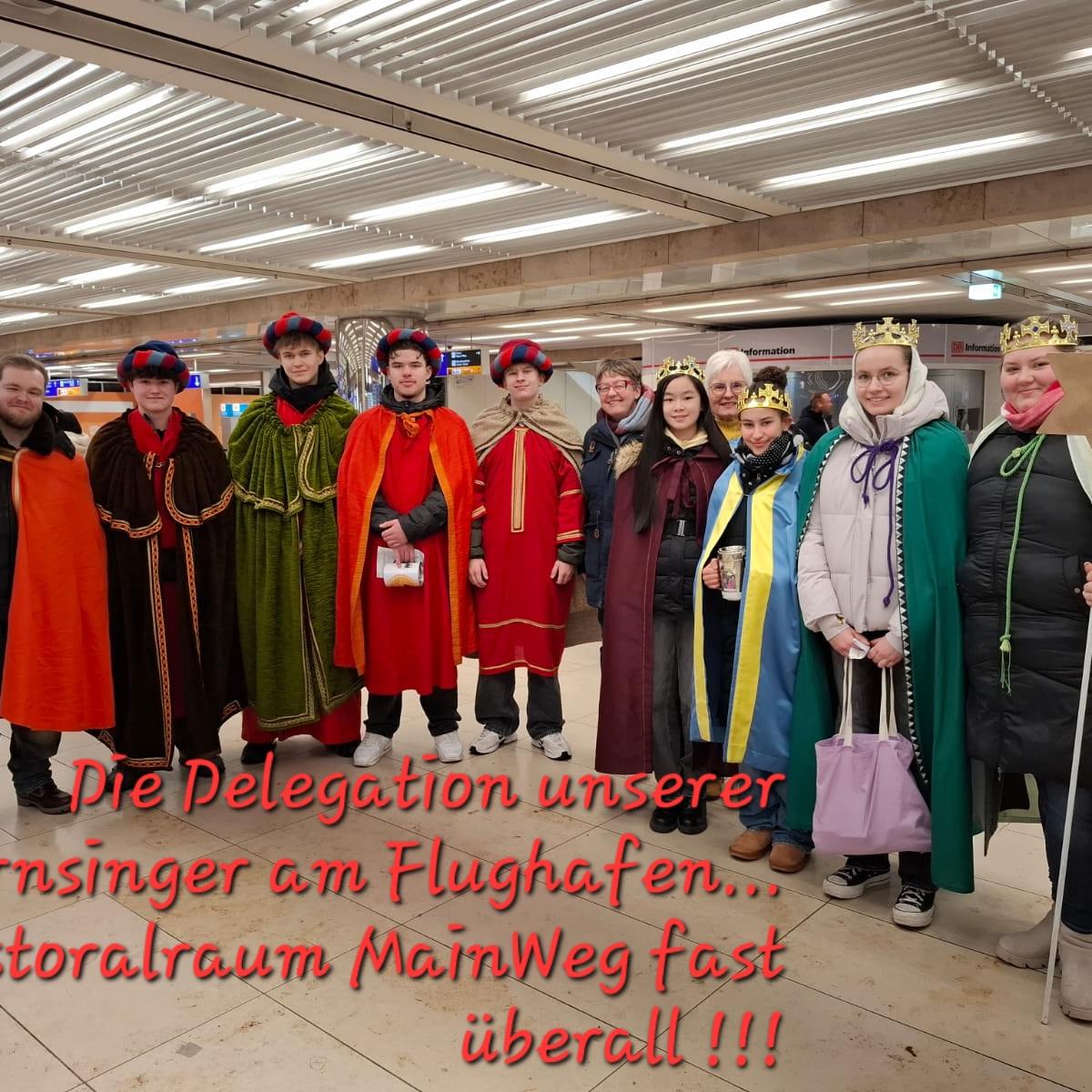 Sternsinger 2026 am Flughafen