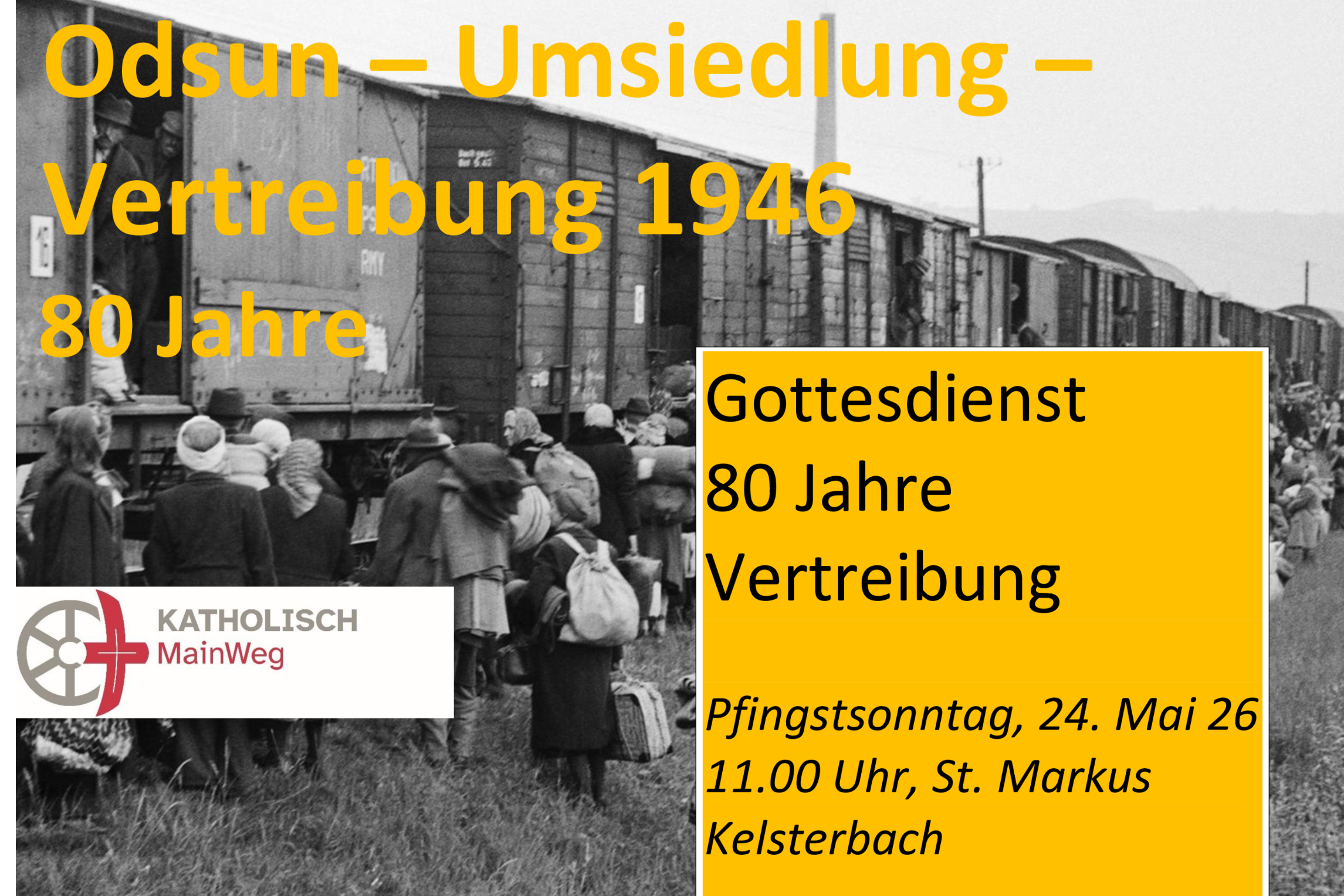 80 Jahre Vertreibung