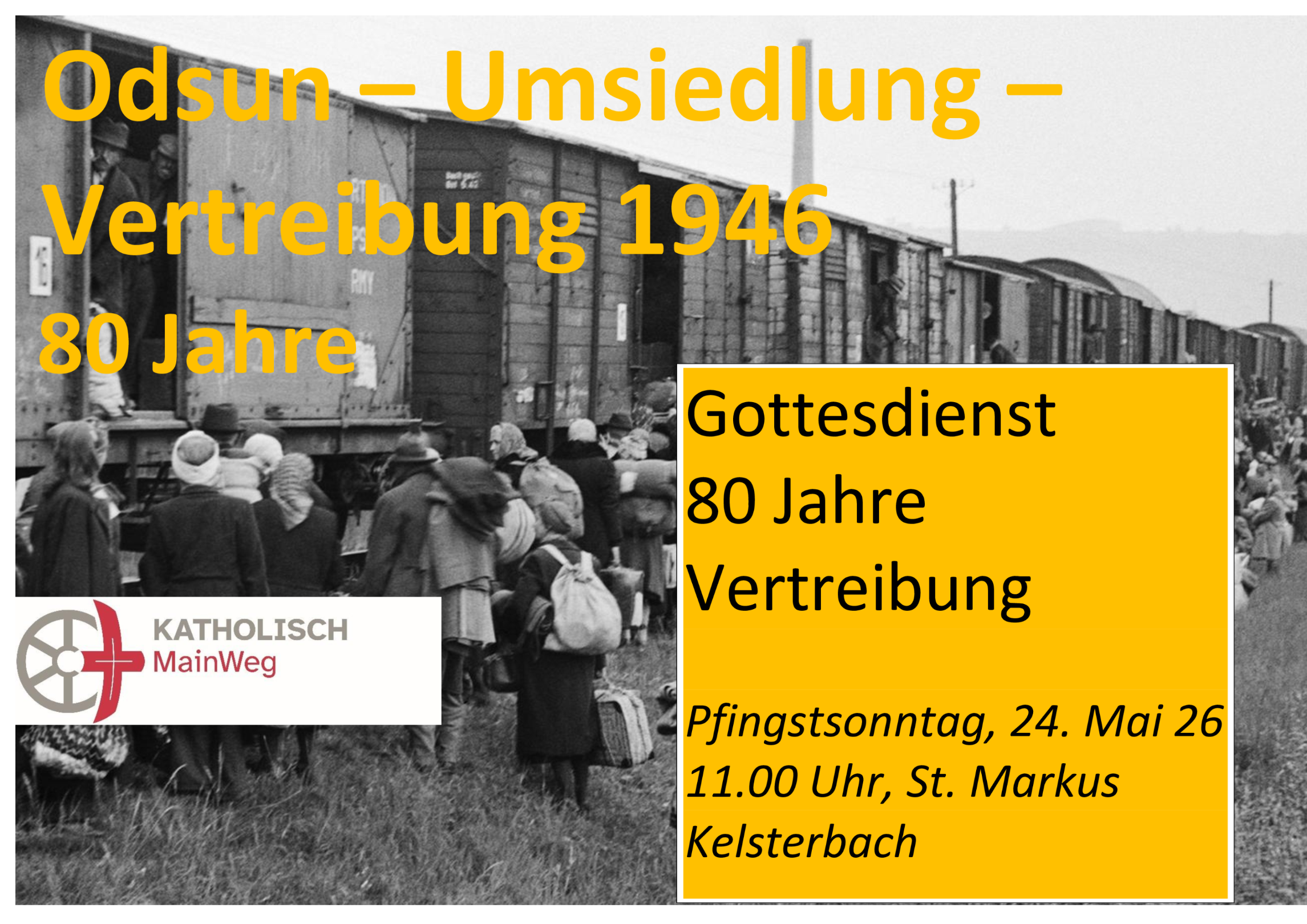 80 Jahre Vertreibung