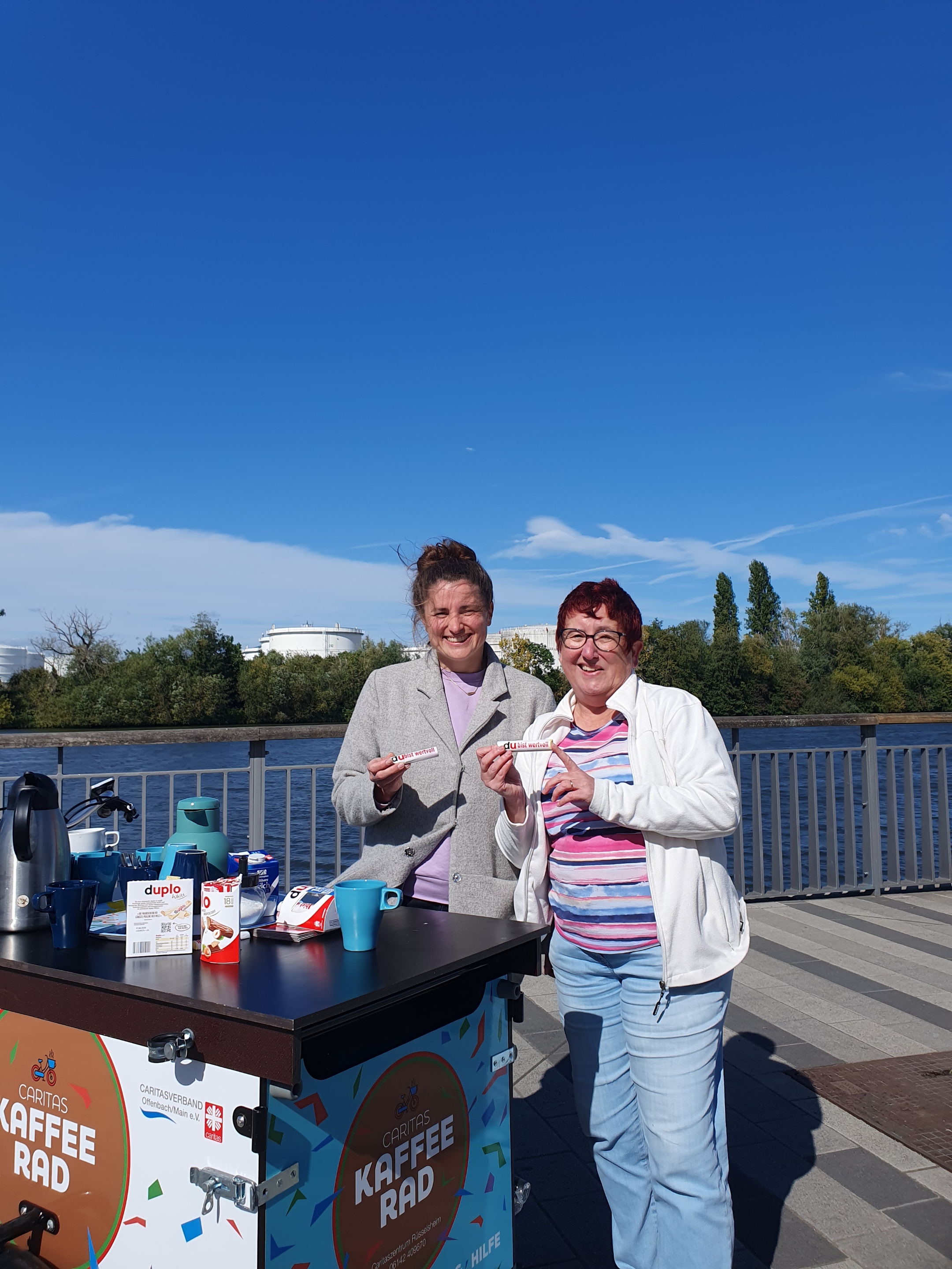 Sozialpastorales Tandem mit Kaffeebike