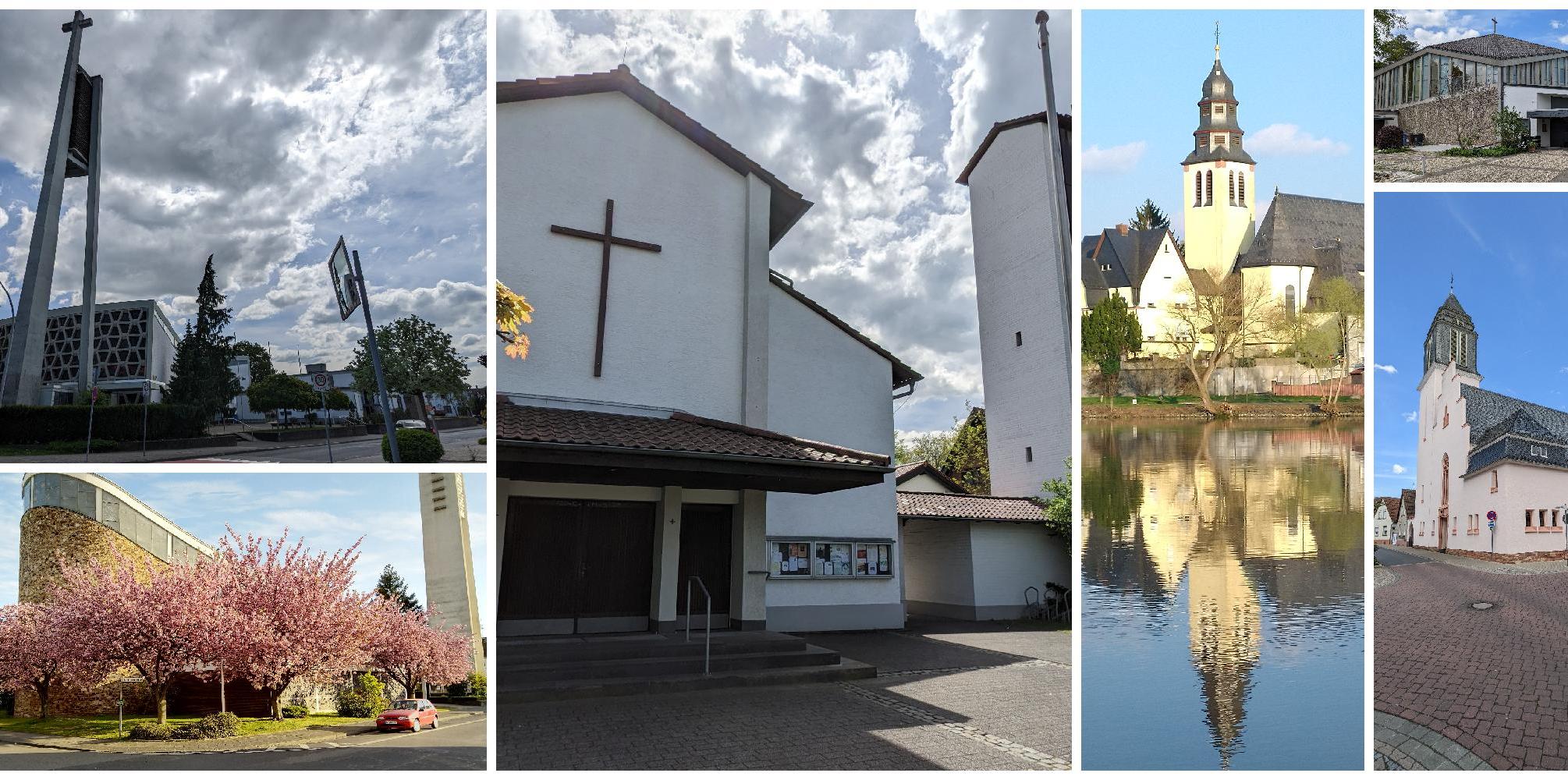 Kirchen des Pastoralraums MainWeg
