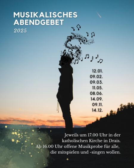 Termine 2025 - Musik. Abendgebet