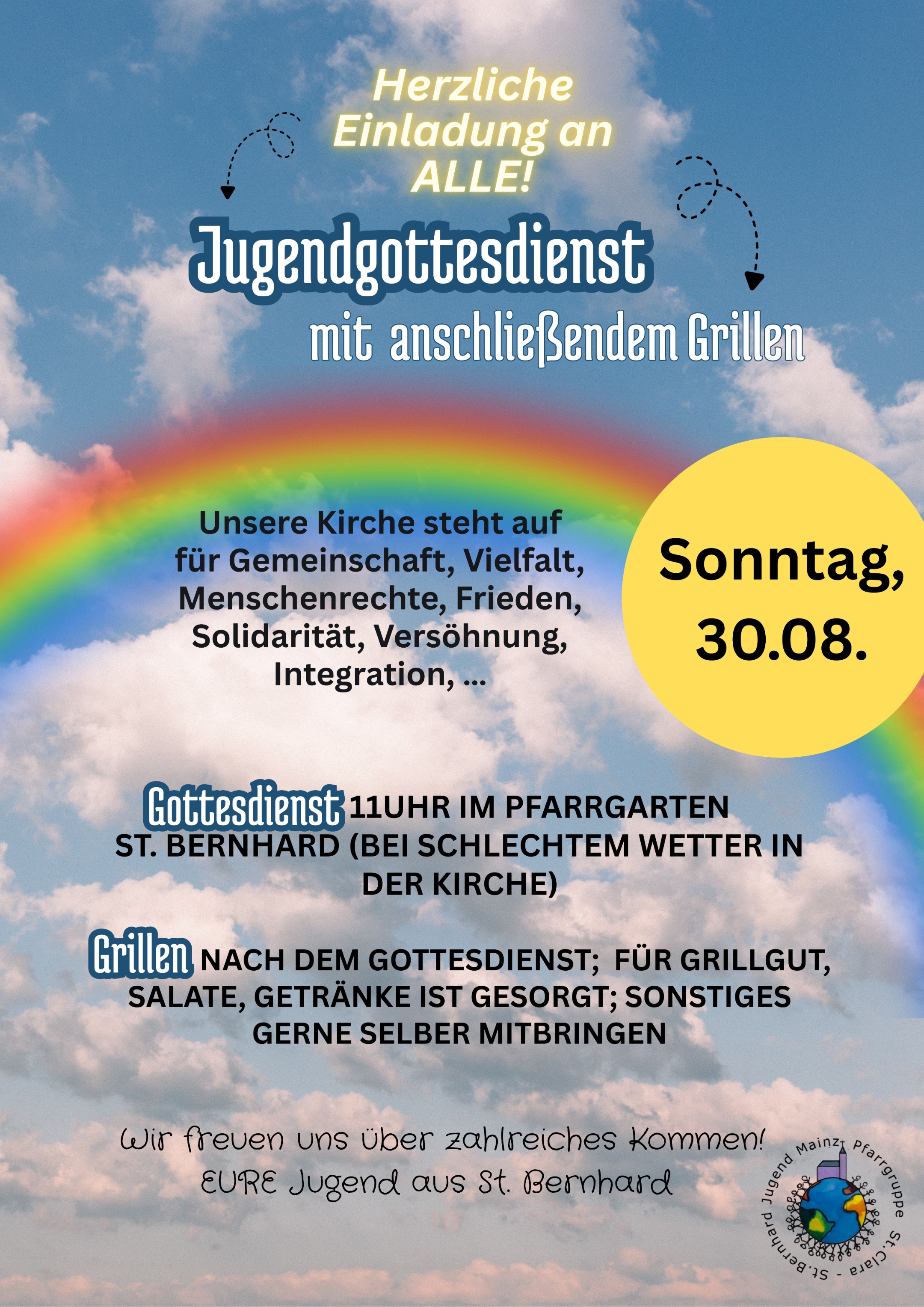 Jugendgottesdienst in St. Bernhard