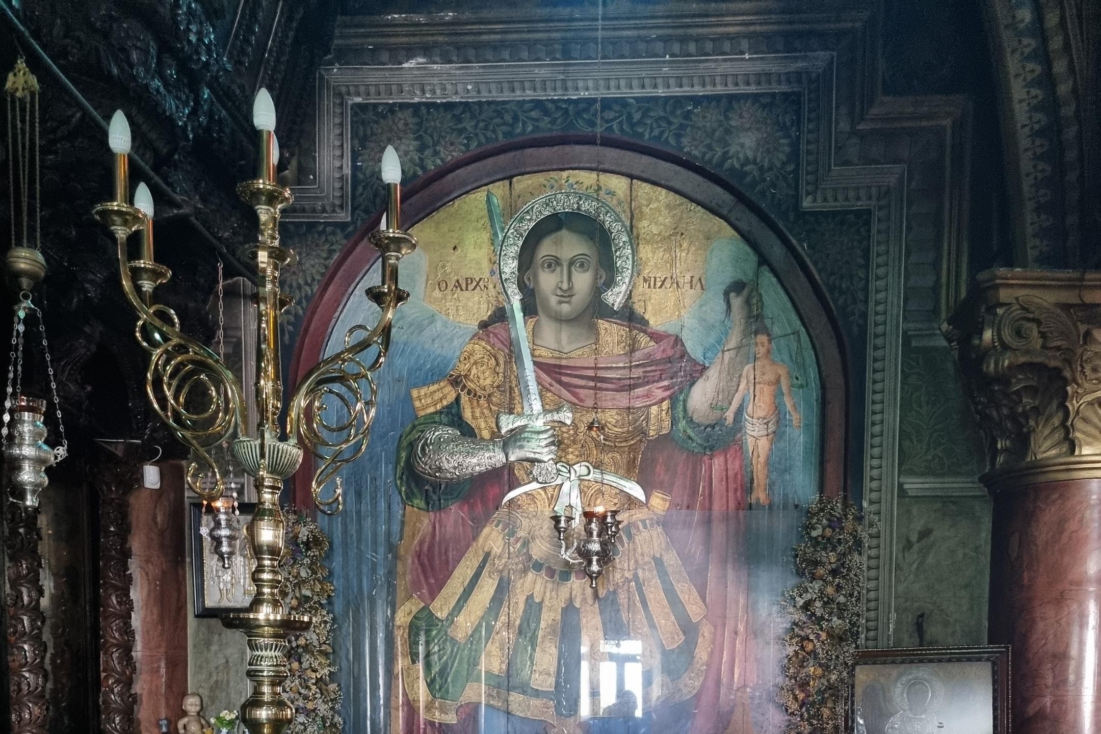 Ikone Erzengel Michael in Archangelos (Rhodos)