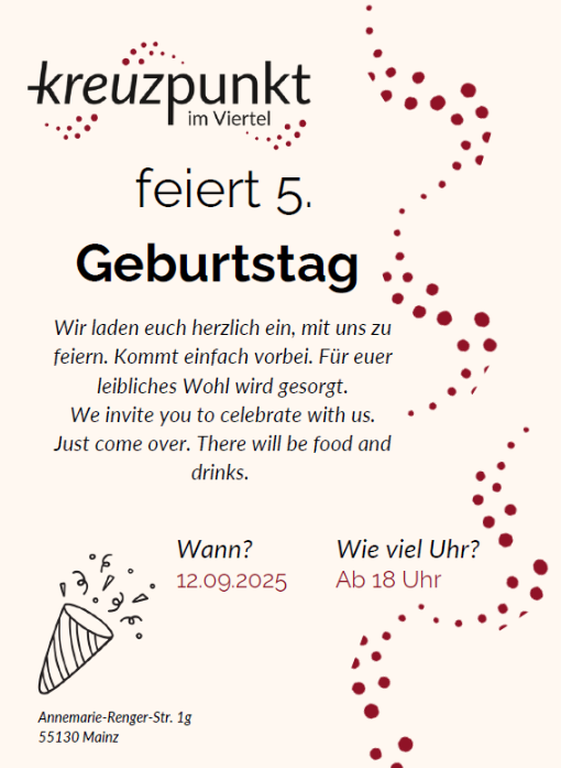 Einladung 5. Geburtstag