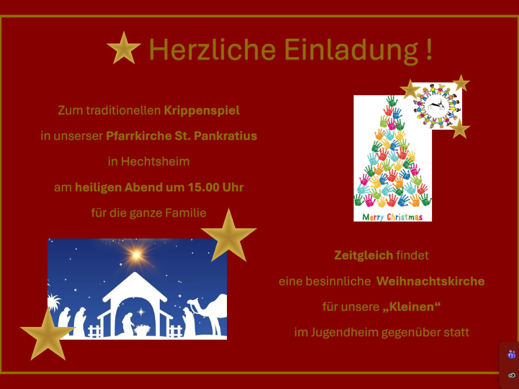 Krippenspiel Kleine Kirche