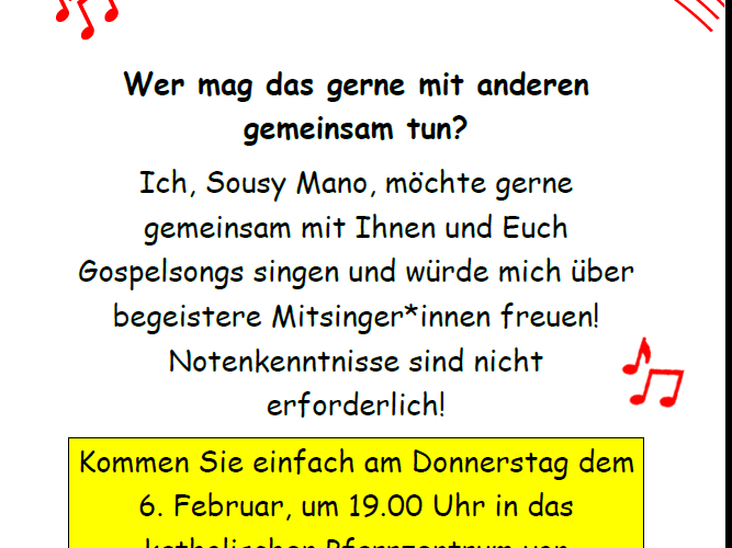 Plakat für eine Aktion im Feb. 2025