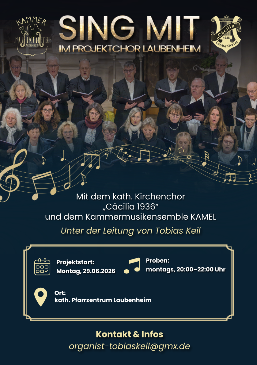 Projektchor Laubenheim 2026 – Flyer A5 Final-1
