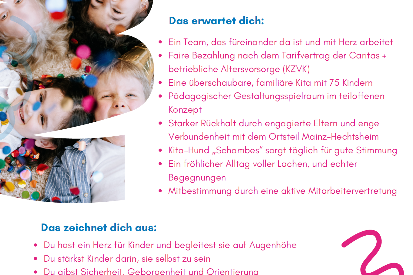 Stellenanzeige Kita