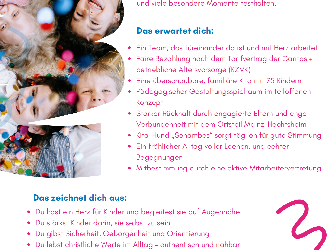 Stellenanzeige Kita