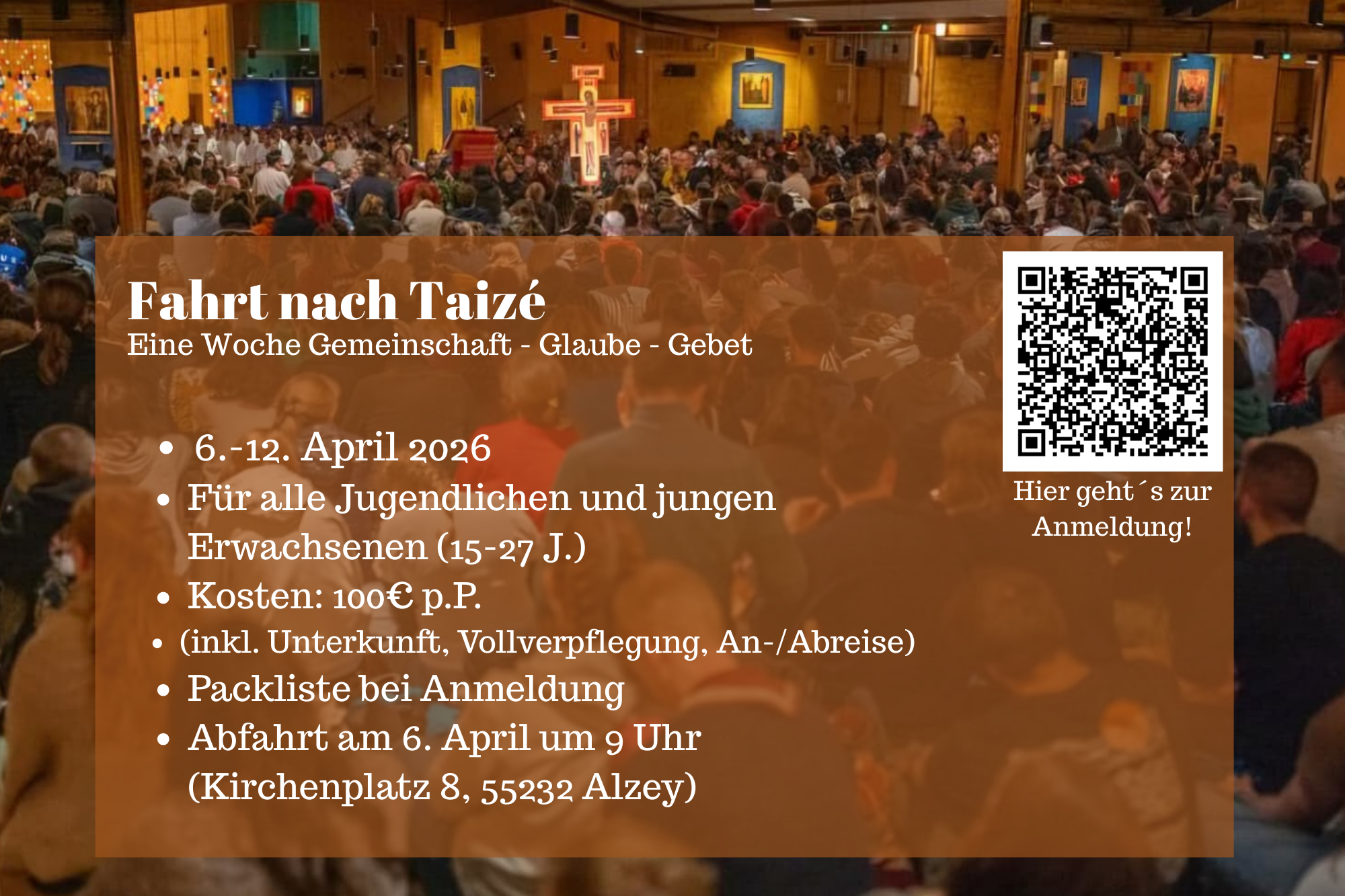 Taizé Fahrt 2026