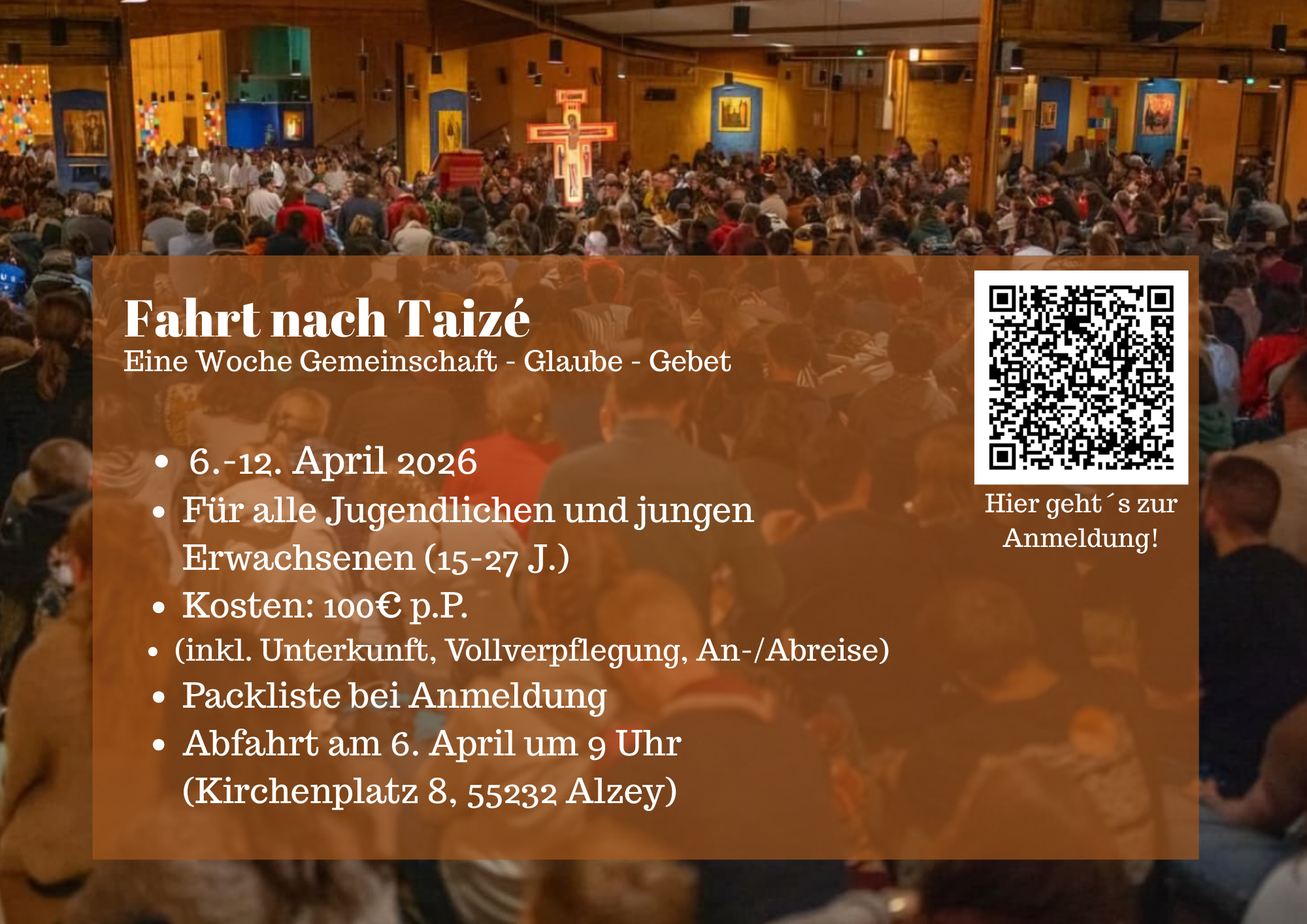 Taizé Fahrt 2026