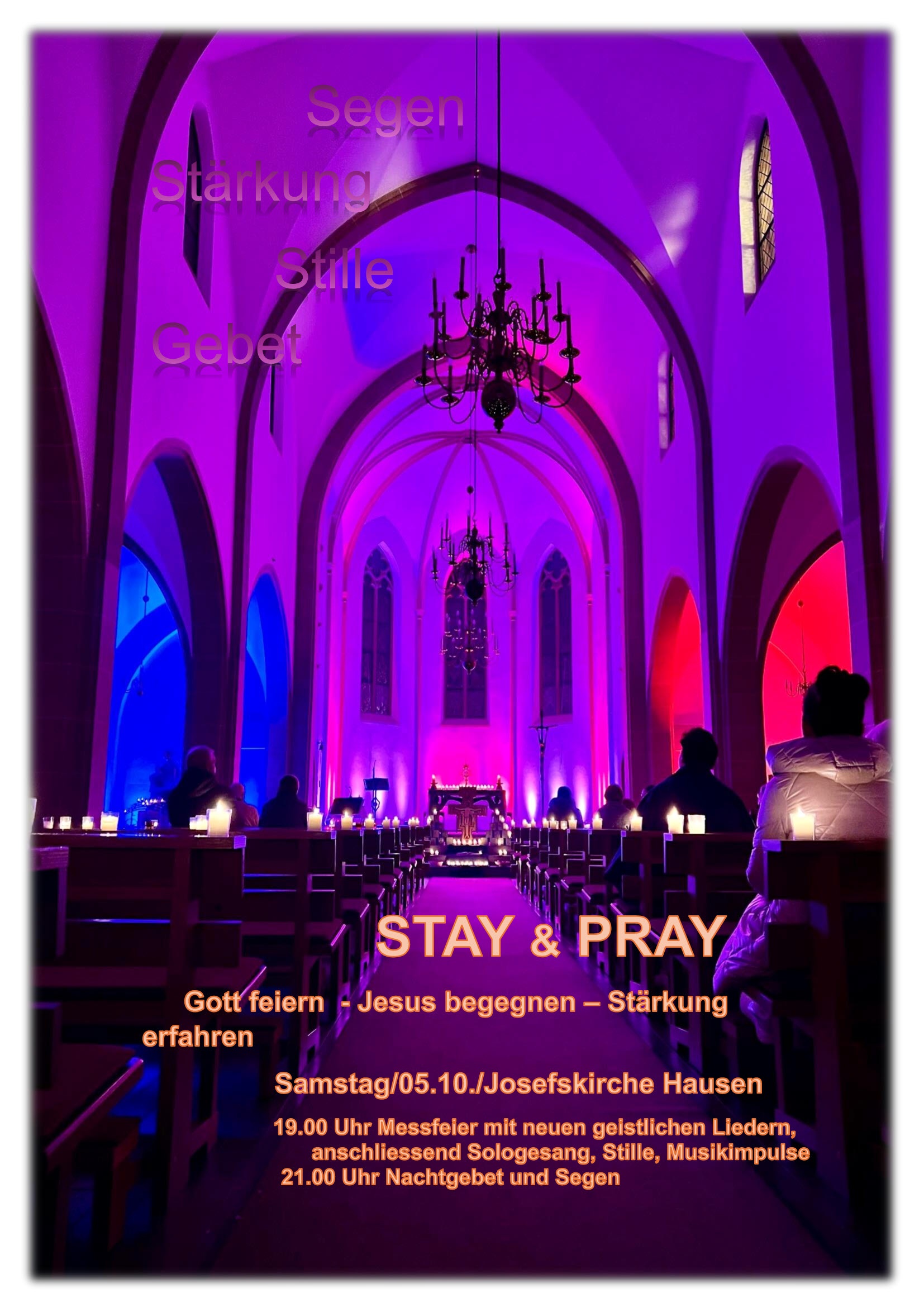 Stay & Pray Plakat