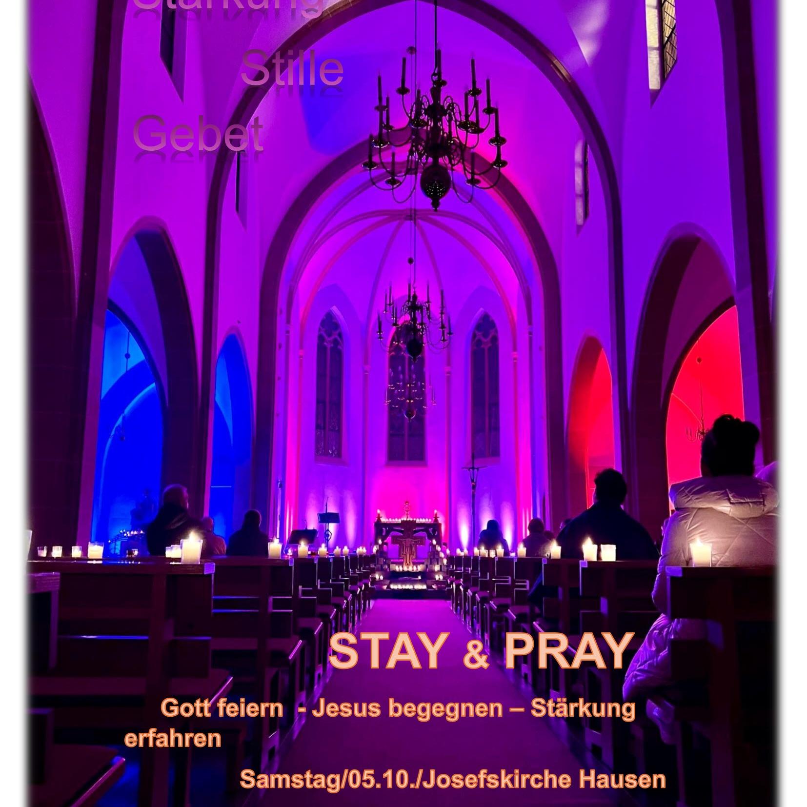 Stay & Pray Plakat