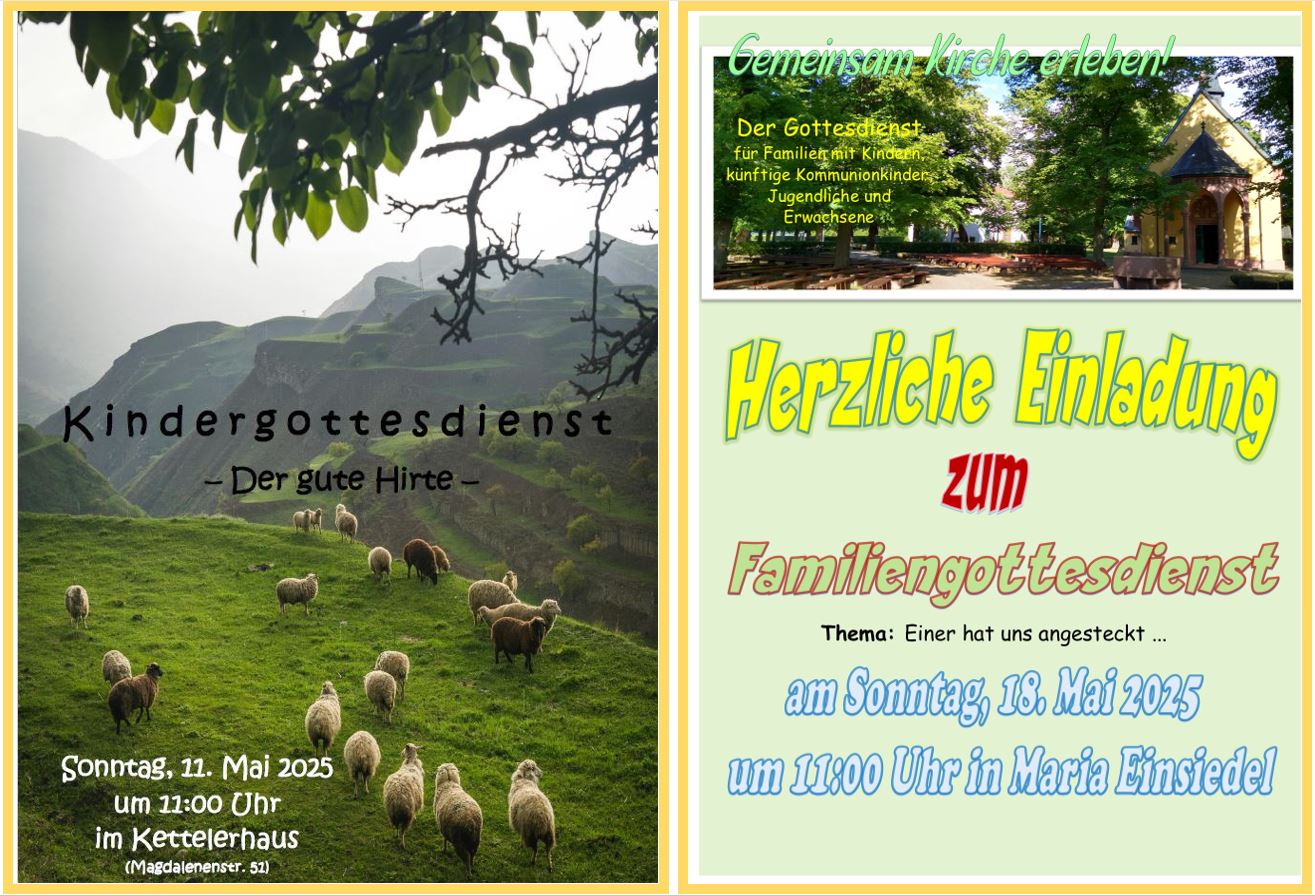 Kindergottesdienste in Gernsheim