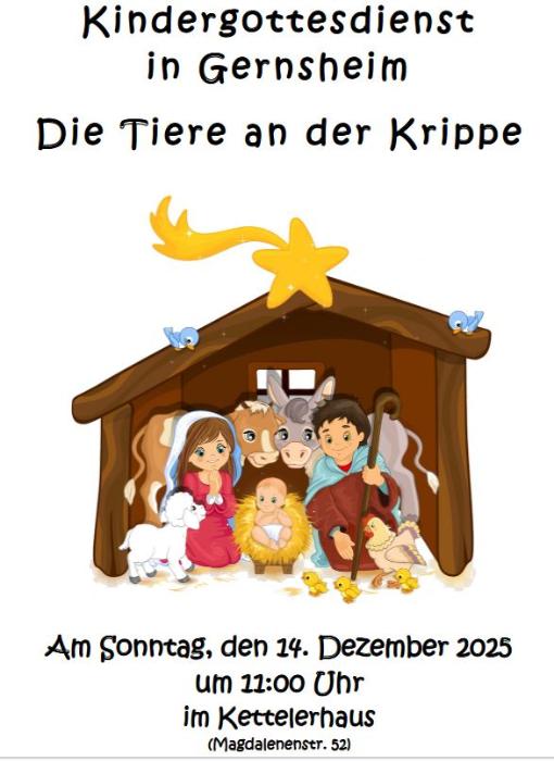 Kindergottesdienst in Gernsheim
