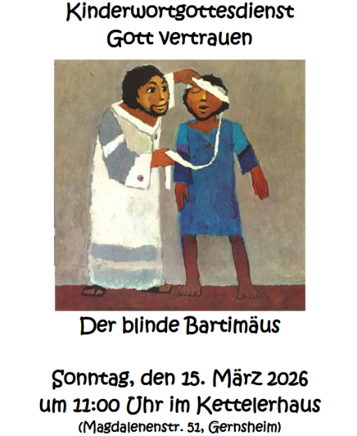 Kindergottesdienst in Gernsheim
