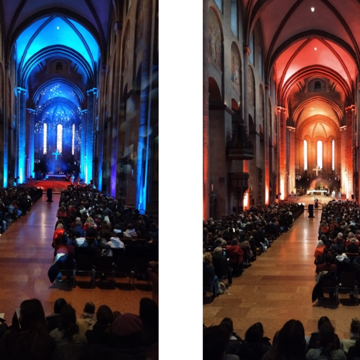 Firmkurs (Gernsheim/Biebesheim/Stockstadt) beim Begegnungstag im Mainzer Dom