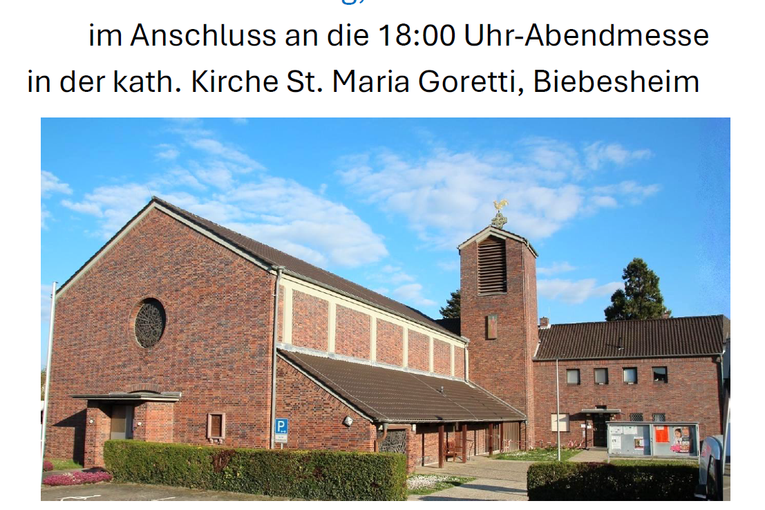 Pfarrversammlung in Biebesheim