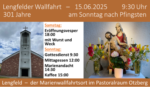 Lengfelder Wallfahrt 2025