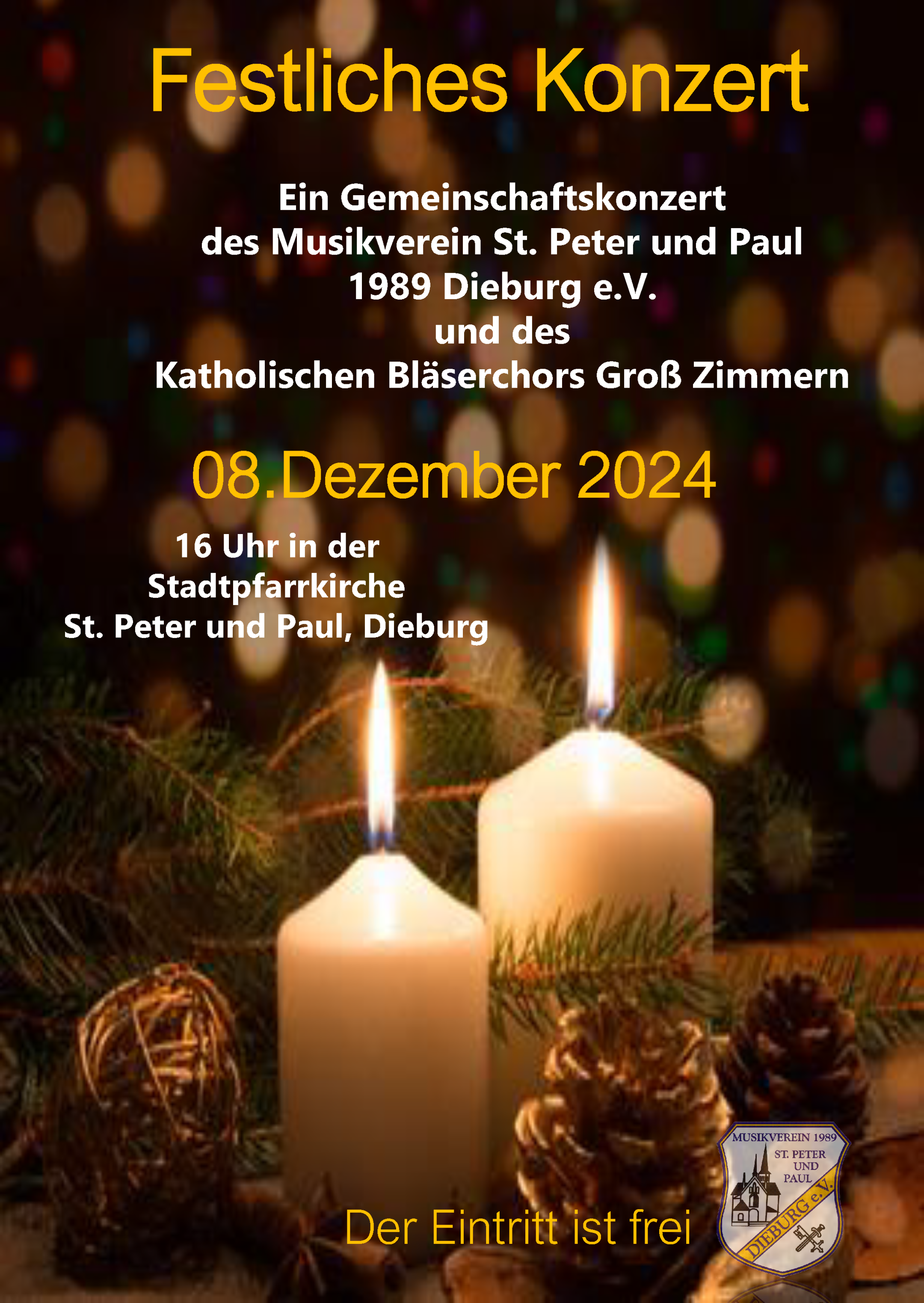 Plakat Adventskonzert 2024