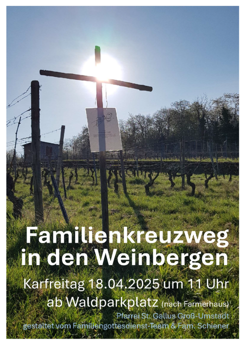 Plakat Familienkreuzweg 2025