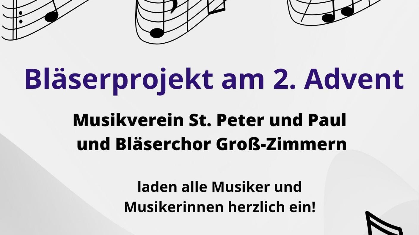 Bläserprojekt Flyer Musikverein
