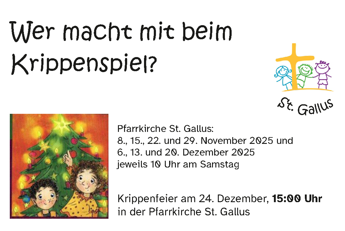 Einladung Krippenspiel 2025