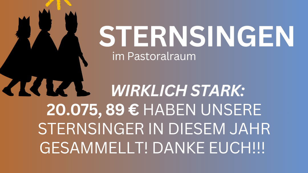 Ergebnis Sternsinger 2025