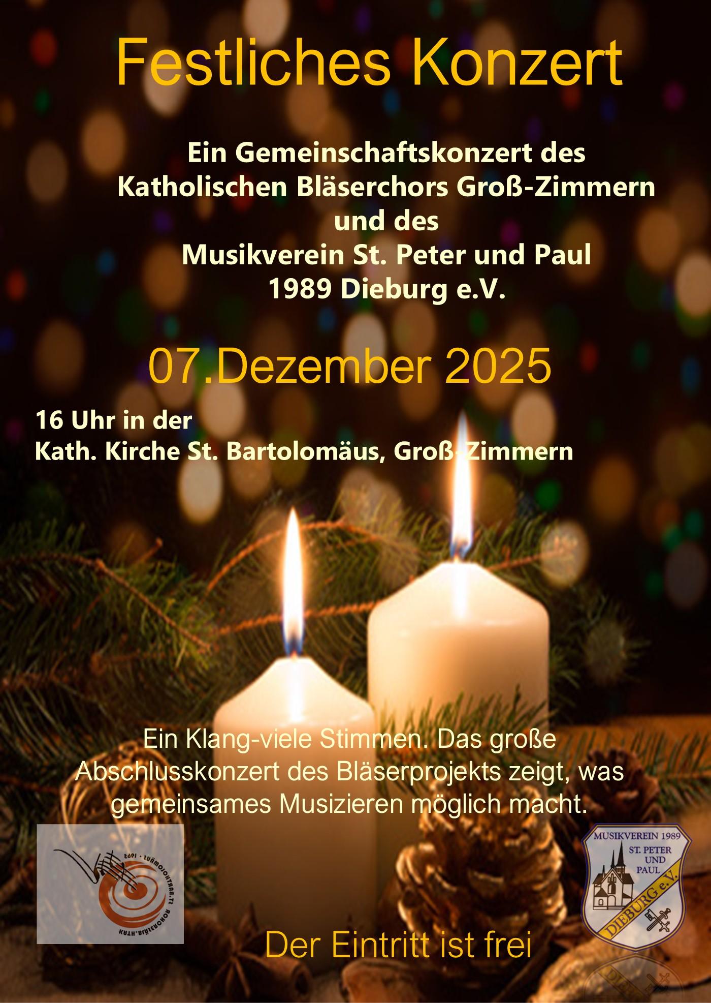 Plakat Adventskonzert 2025
