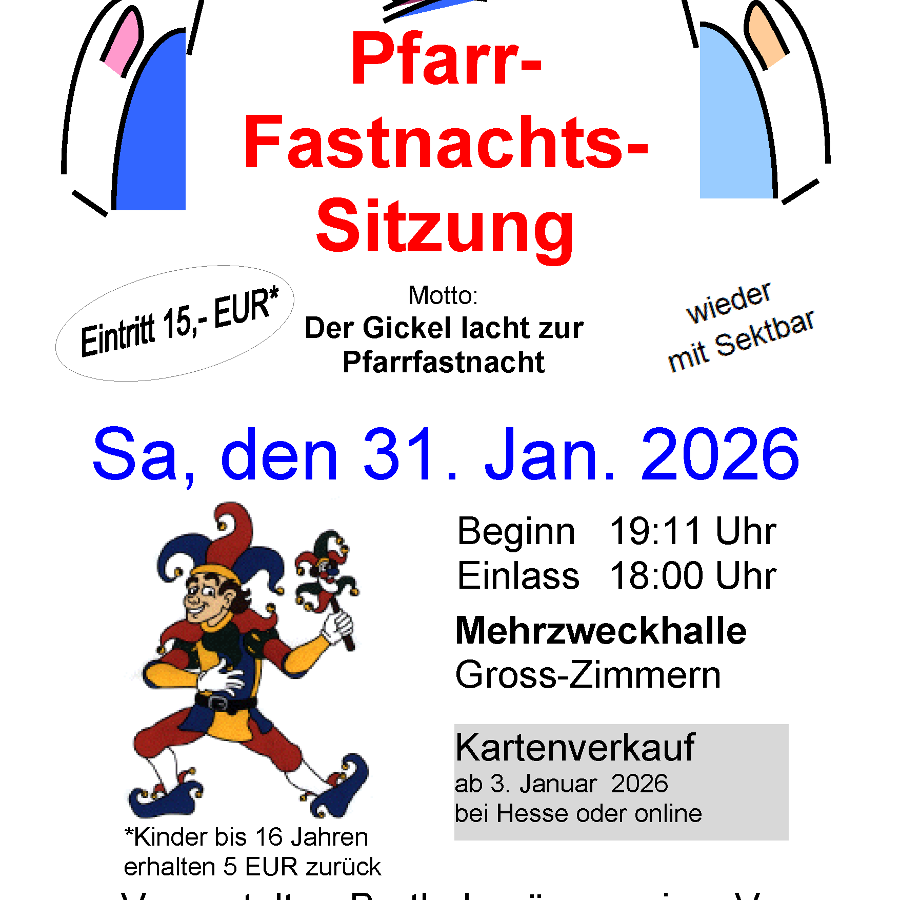 Pfarrfastnacht2026-Plakat