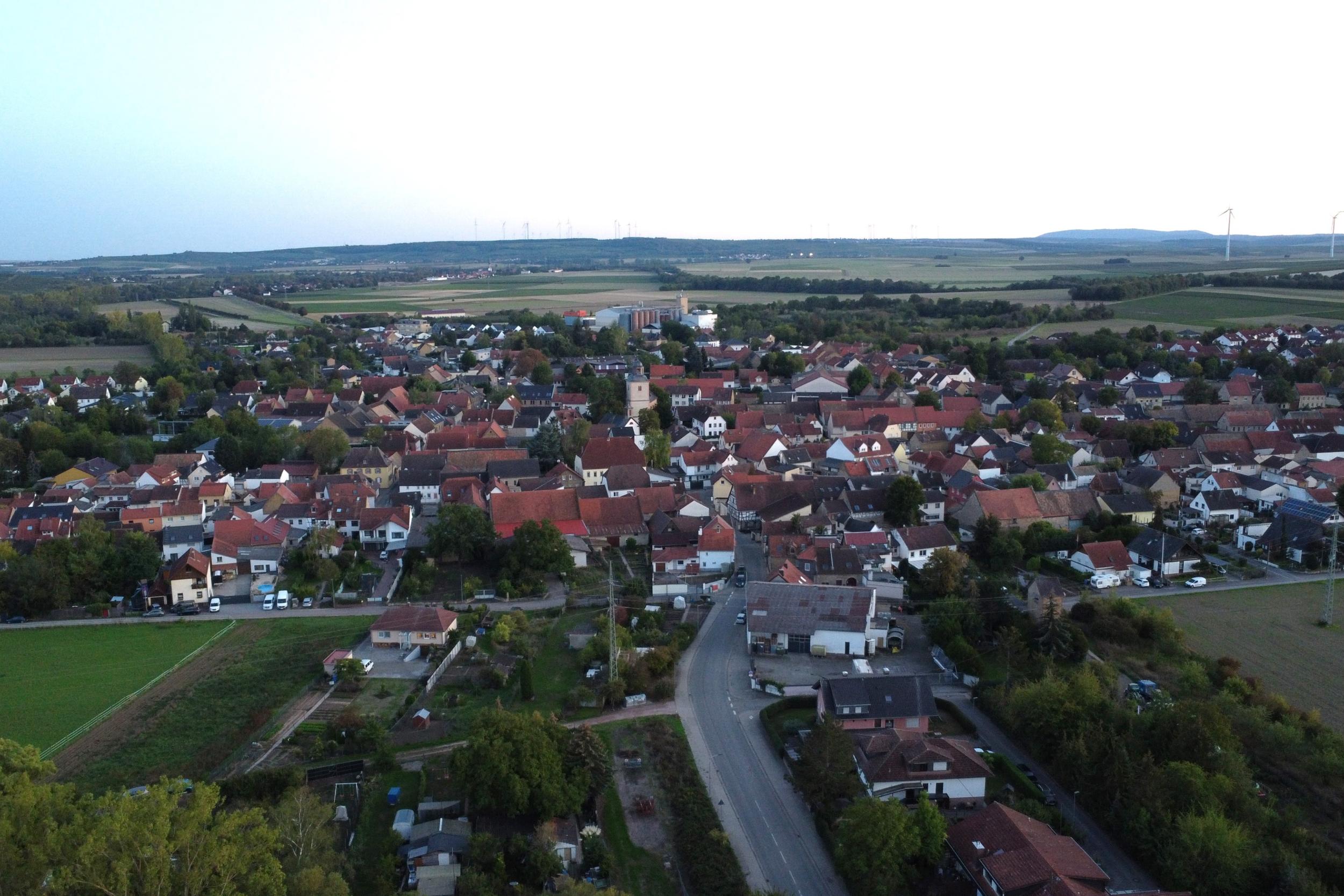 Blick auf Wallertheim