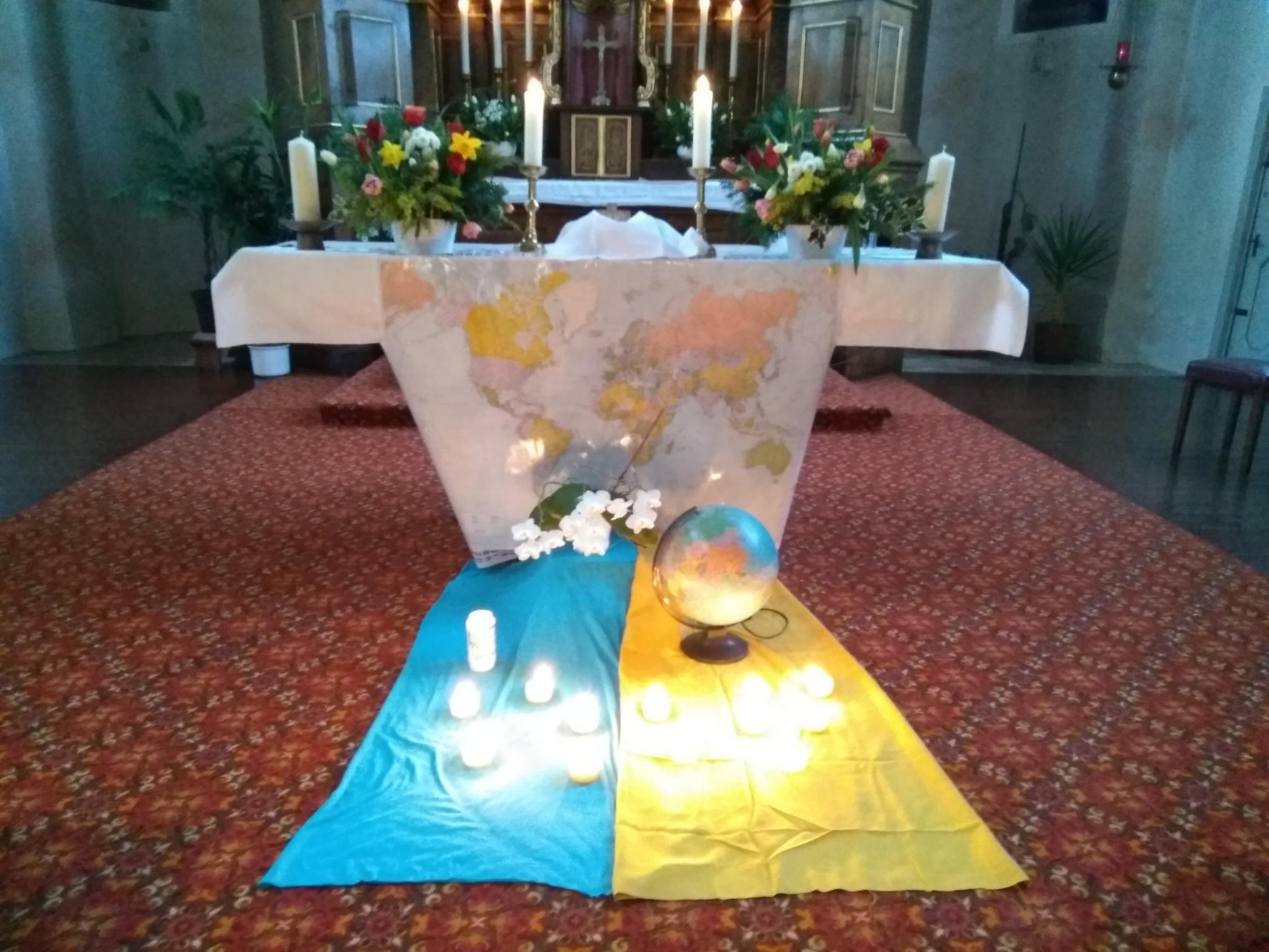 Friedensgebet in der Kath. Kirche Sulzheim