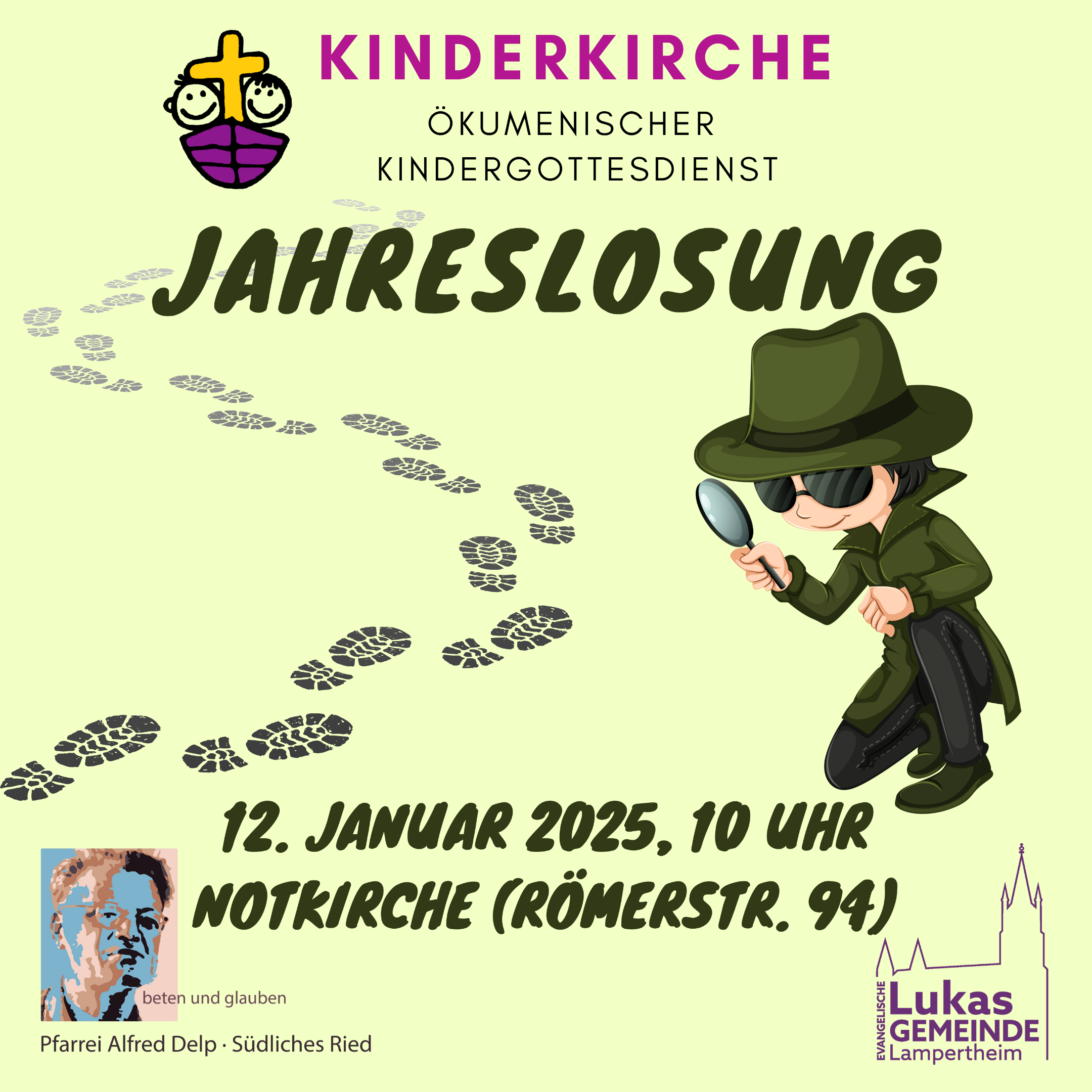 250112 Kinderkirche Jahreslosung #INSTA FLYER VORDERSEITE